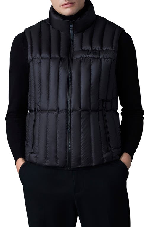 Mackage Patrick Down Puffer Vest Black at Nordstrom,