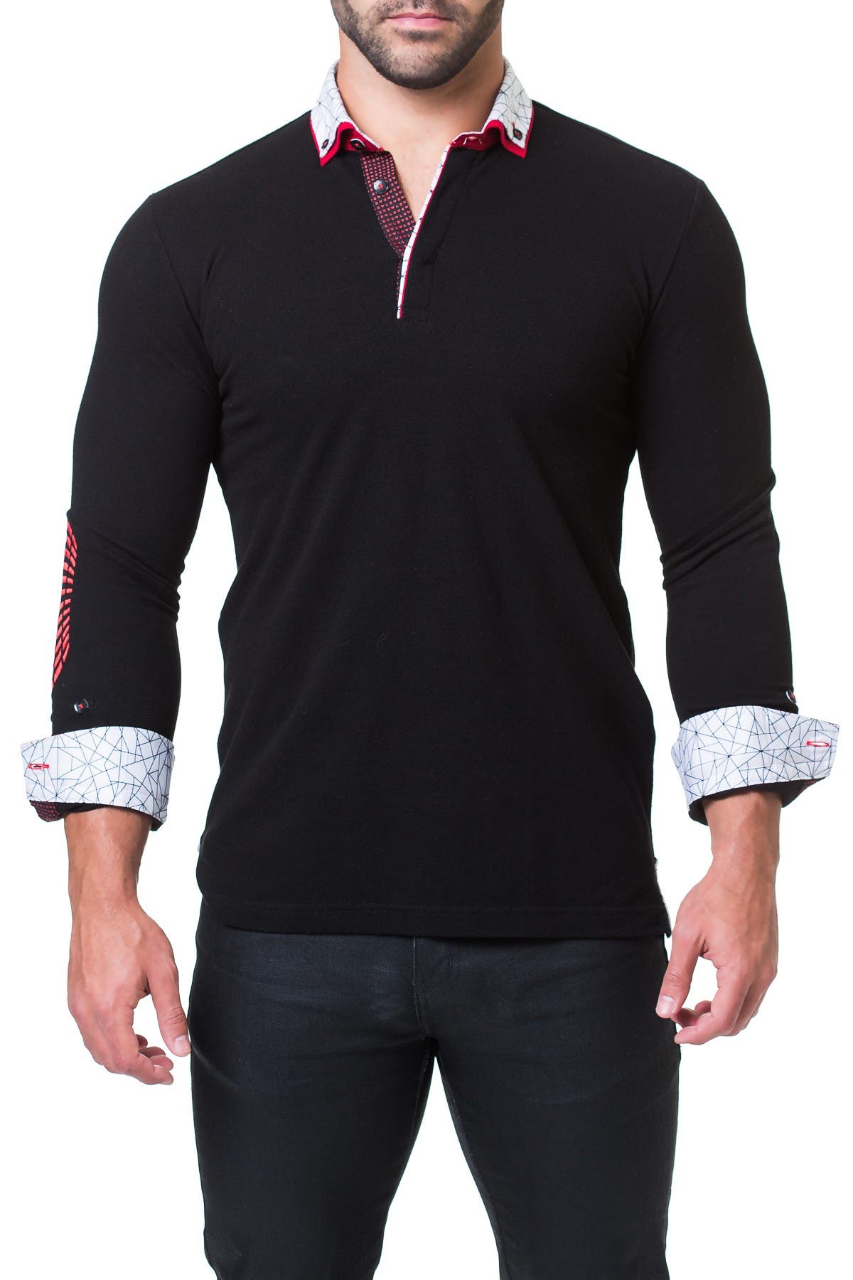 next slim fit polo shirts