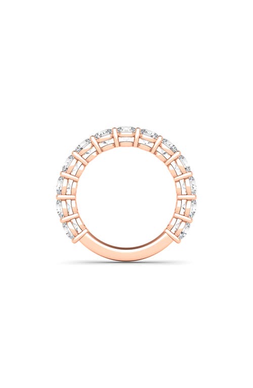 Shop Hautecarat Lab Created Diamond Eternity Ring In Rose Gold