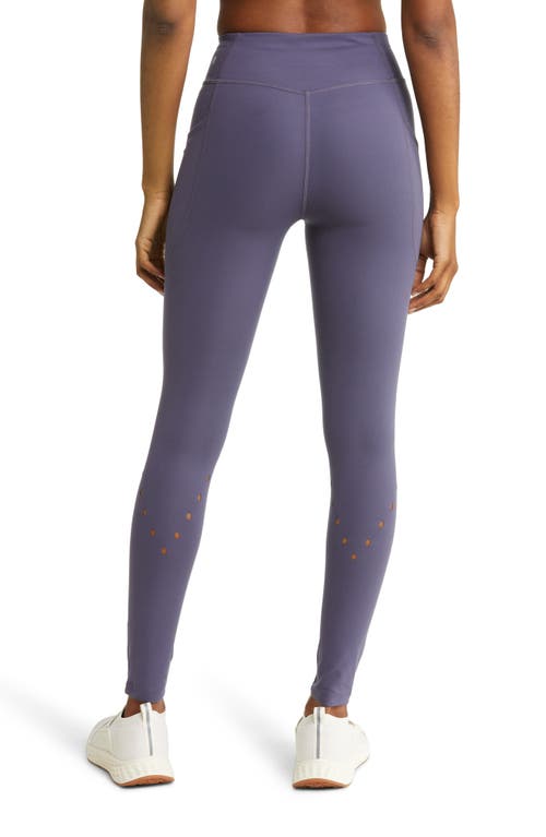 Zella Strength Perfect Pocket High Waist Leggings In Grey Stone