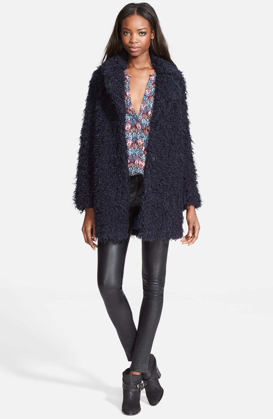 Zadig & Voltaire 'Kana' Faux Fur Coat Nordstrom