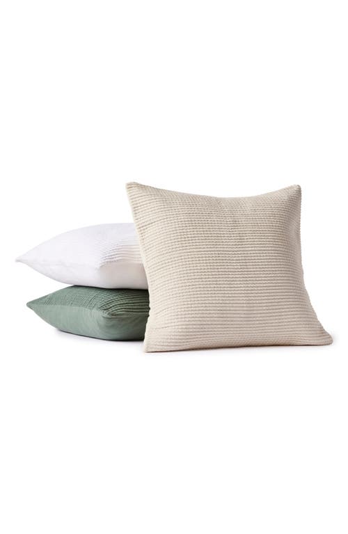 Coyuchi Marshall Organic Cotton Pillow Cover In Undyed W/oyster