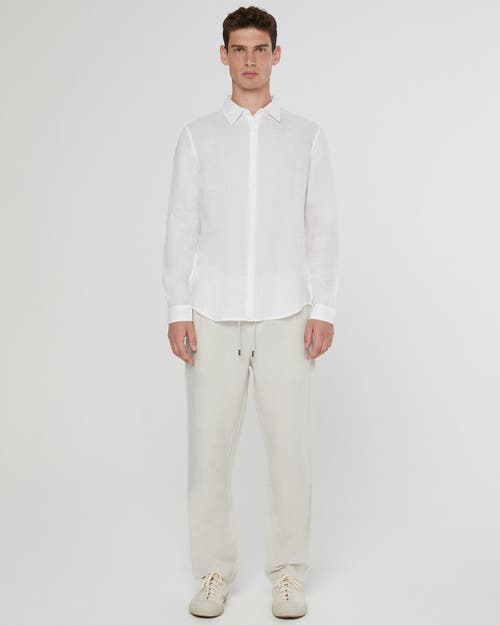 Onia Men's Linen-blend Drawstring Pants In Stone