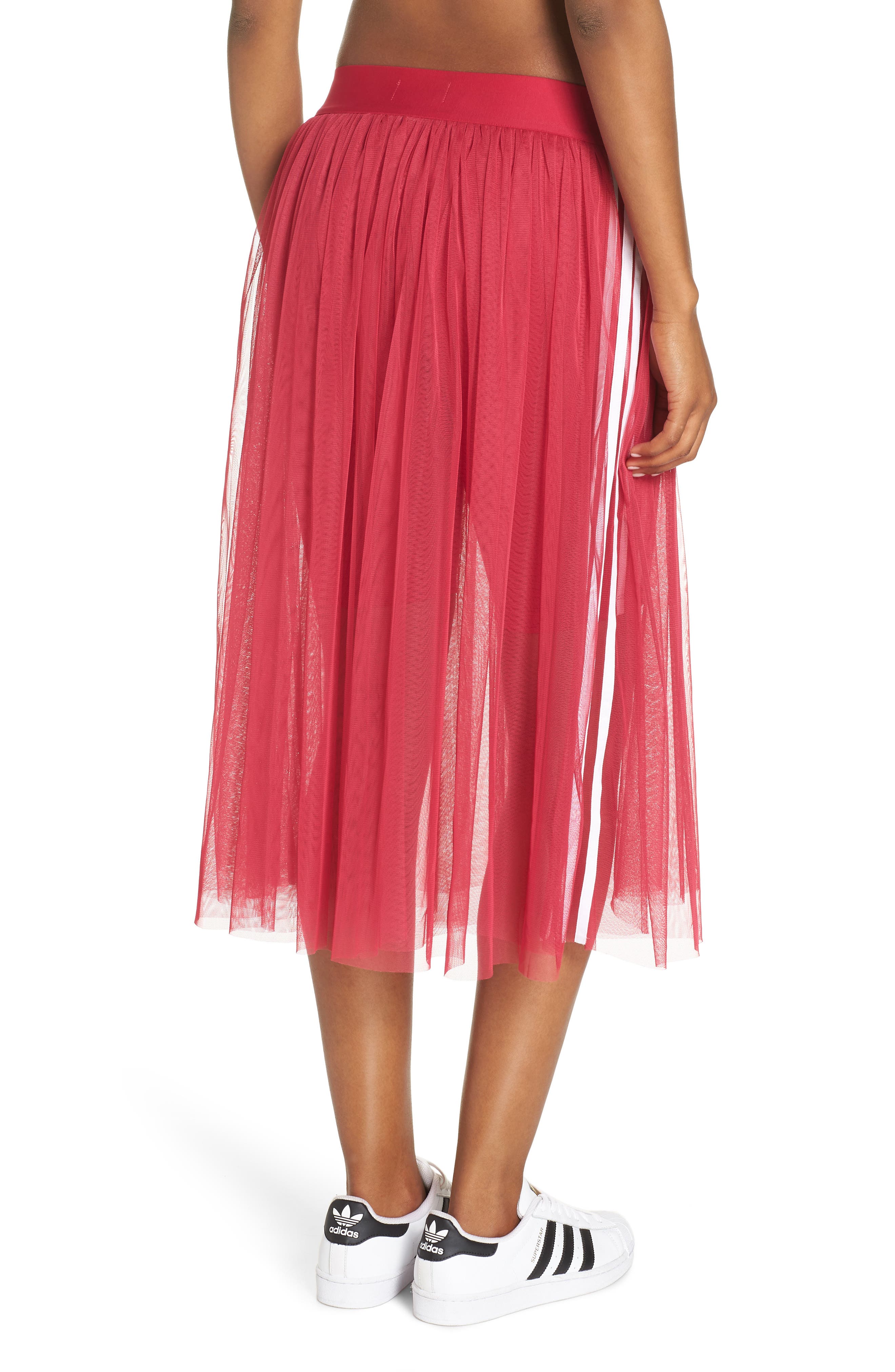 adidas 3 stripe tulle skirt