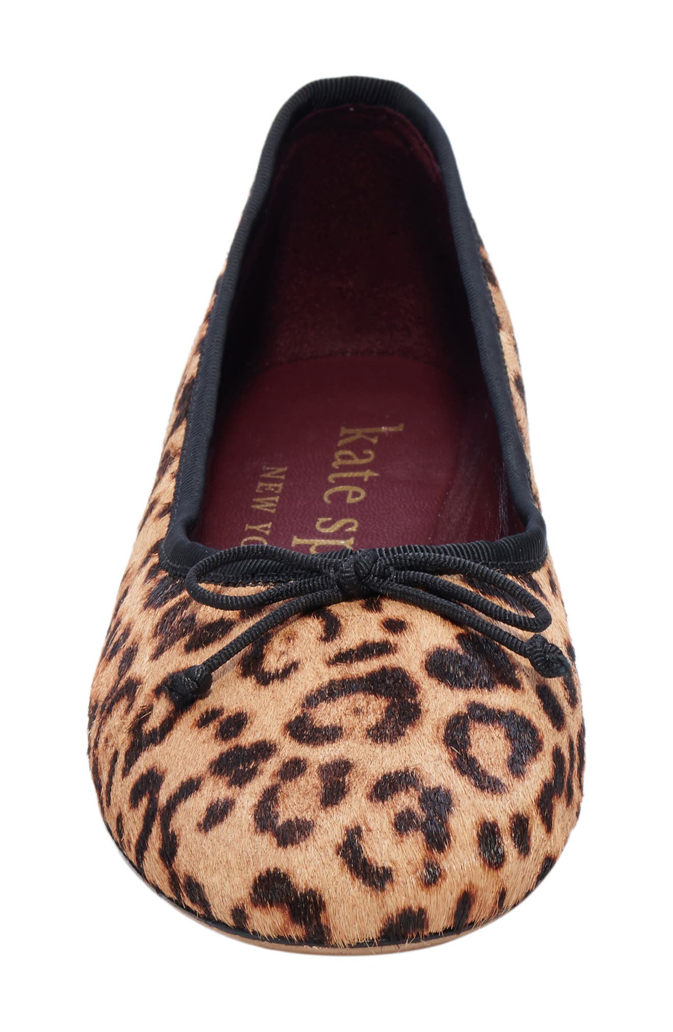 kate spade leopard flats with bow