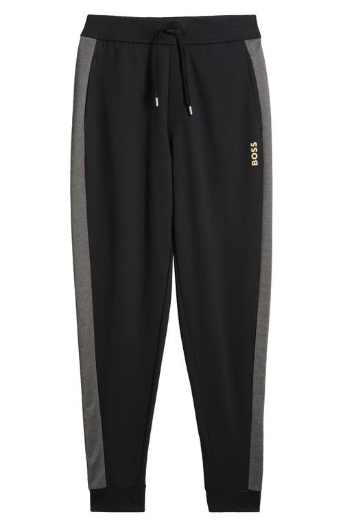 Shop Hugo Boss Boss Tracksuit Lounge Joggers In Black