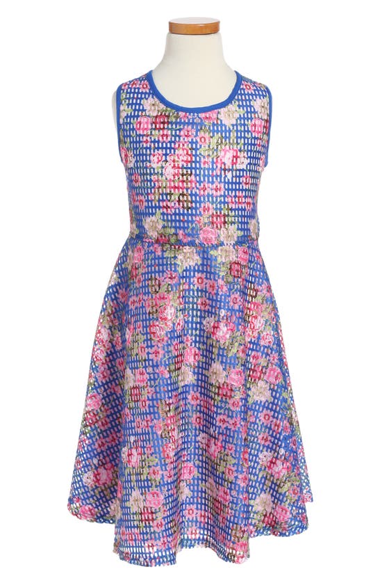 PIPPA & JULIE FLORAL SKATER DRESS,57345400