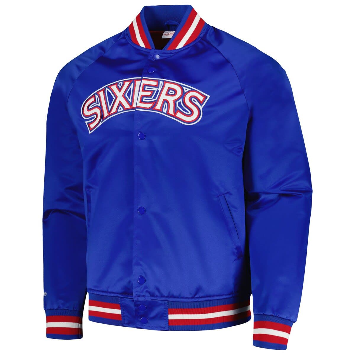 Mitchell & Ness Men's Mitchell & Ness Royal Philadelphia 76ers Hardwood ...