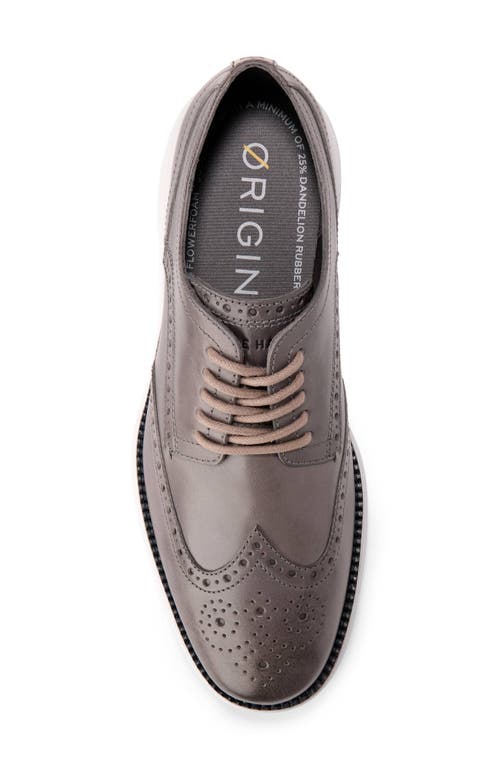 Shop Cole Haan Orignalgrand Remastered Wingtip Derby In Pavement/ivory