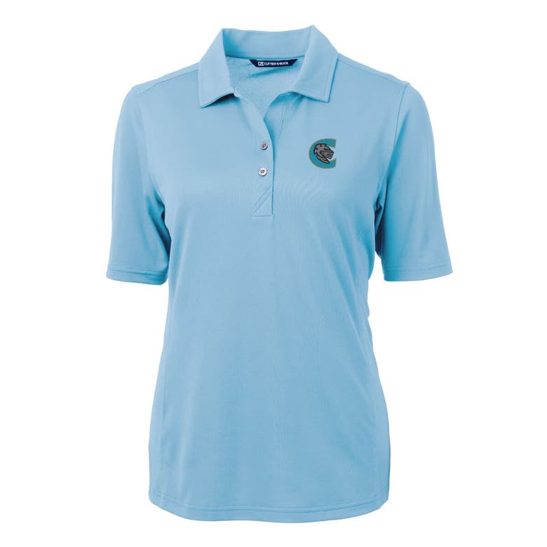 Shop Cutter & Buck Powder Blue Charlotte Knights Virtue Drytec Eco Pique Recycled Polo