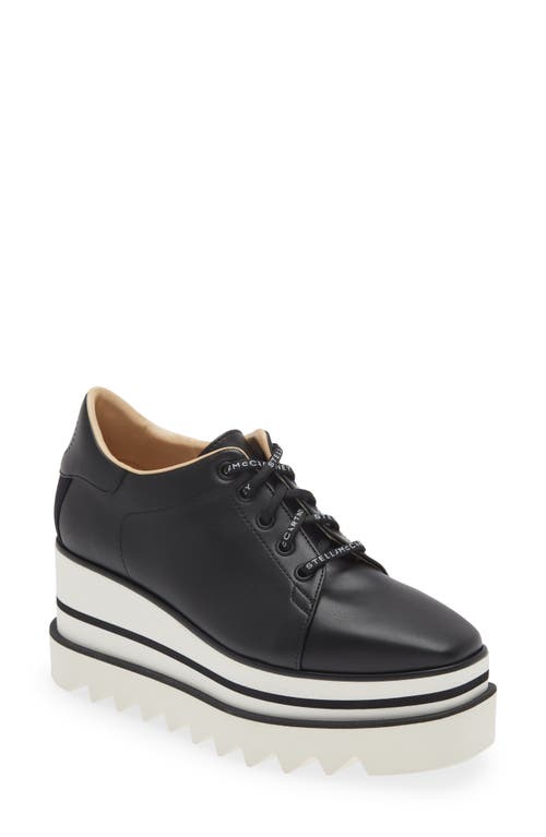 Stella Mccartney Sneak-elyse Platform Sneaker In 1065 Black/white