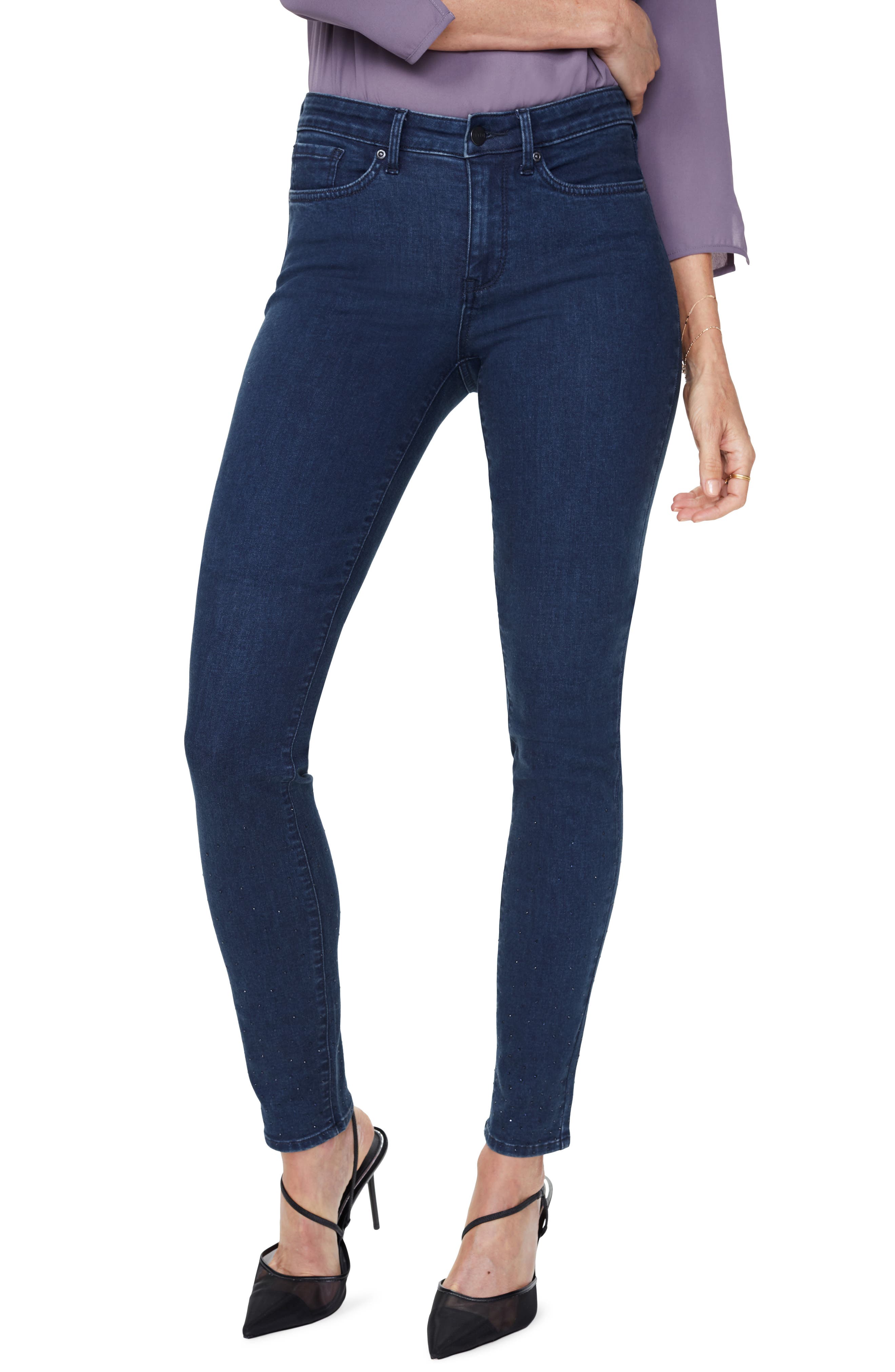 NYDJ | Alina Embellished Skinny Jeans 