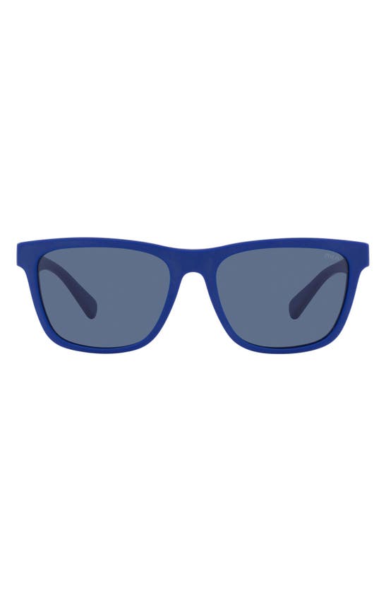 Polo Ralph Lauren 56mm Pillow Sunglasses In Royal Blue