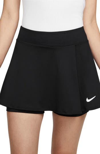 Nike Girl's NikeCourt Dri-FIT Victory Tennis Skirt Skort Yellow