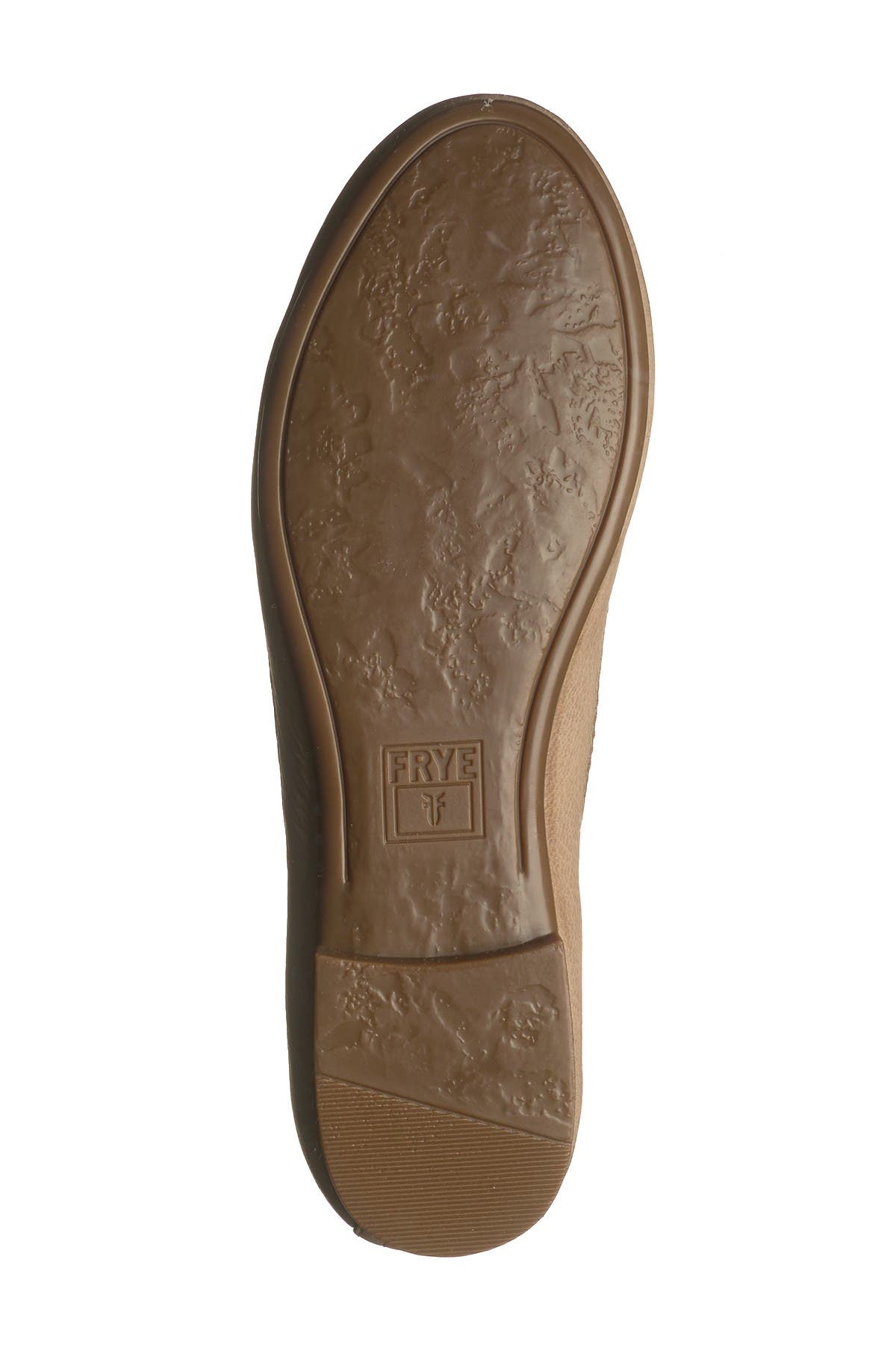 frye carrie leather flat