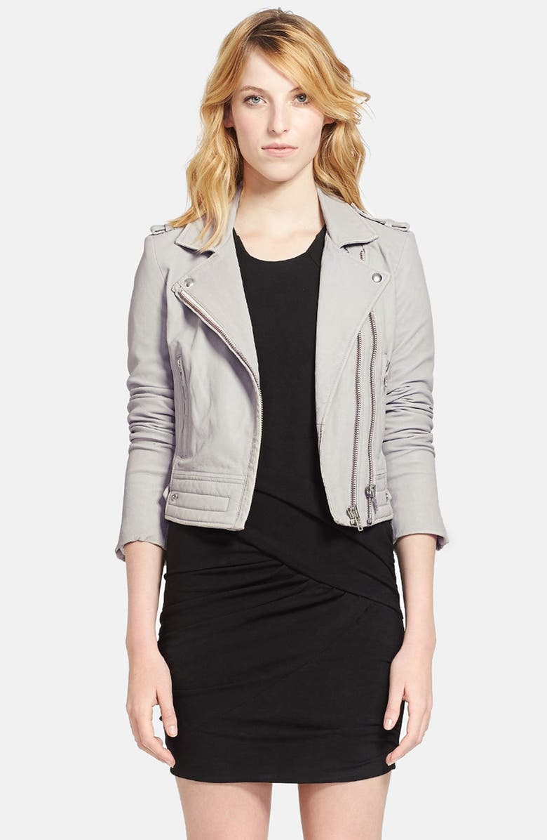 Iro silver leather jacket Clearance