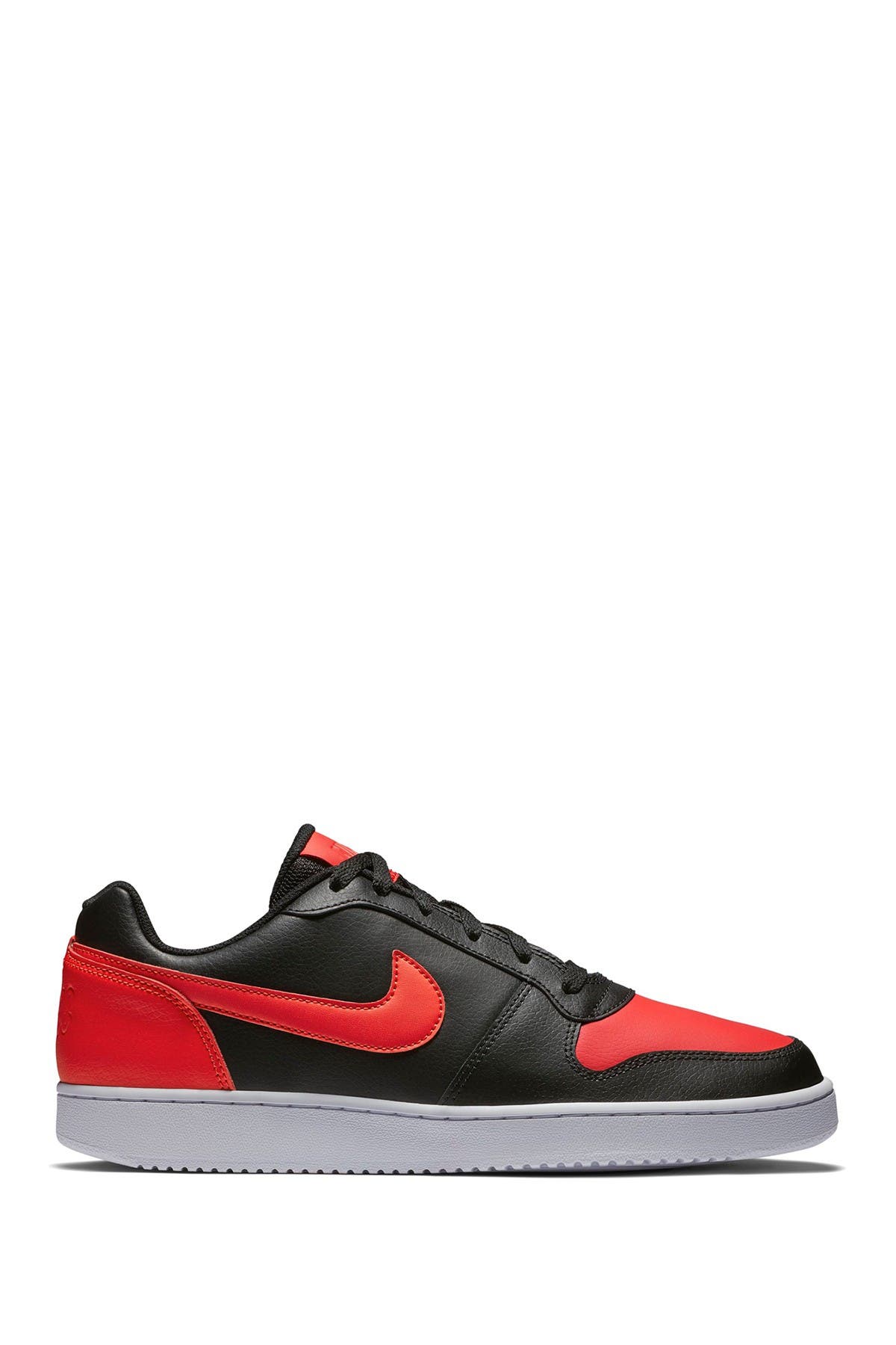 nike ebernon low black and red