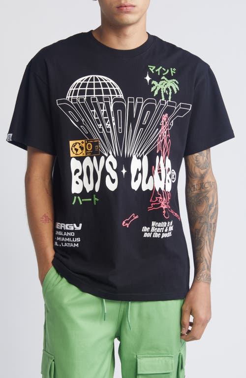 Billionaire Boys Club Around the World Cotton Graphic T-Shirt Black at Nordstrom,