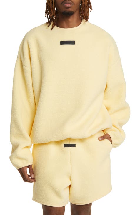 Yellow Relaxed Hoodie by Fear of God ESSENTIALS on Sale