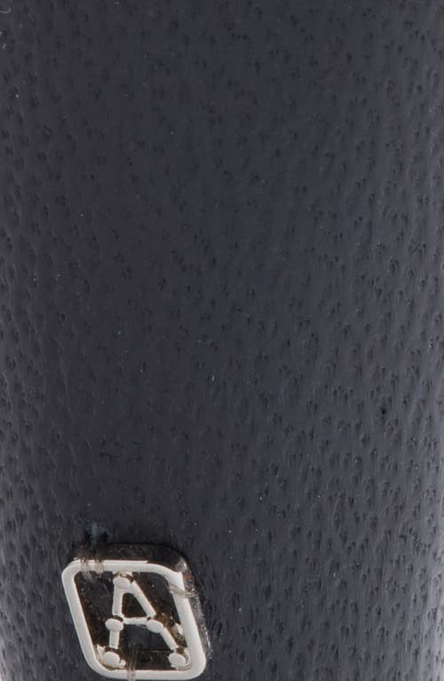 Alexandre De Paris Padded Leather Headband In Black