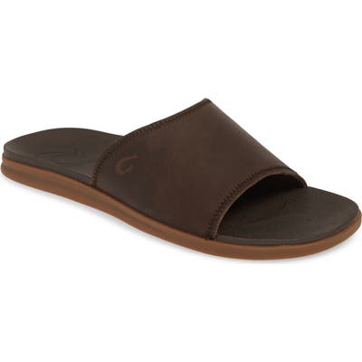 Olukai Alania Slide Sandal, Brown