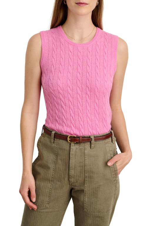 Alex Mill Cable Sweater Vest in Pink