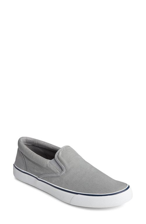 Striper II Slip-On Sneaker in Grey