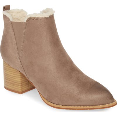 Bc Footwear Depth Vegan Bootie- Beige