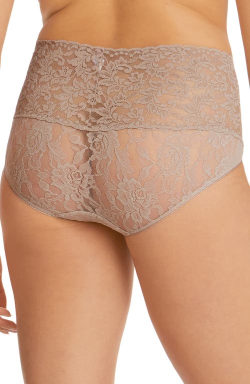 Shop Hanky Panky Retro V-kini Briefs In Taupe