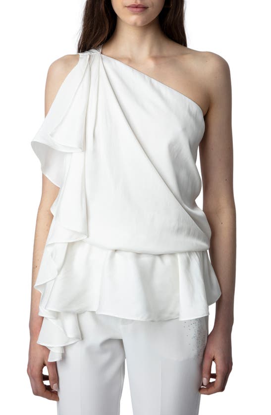 Zadig & Voltaire Tic Satin Top In Judo
