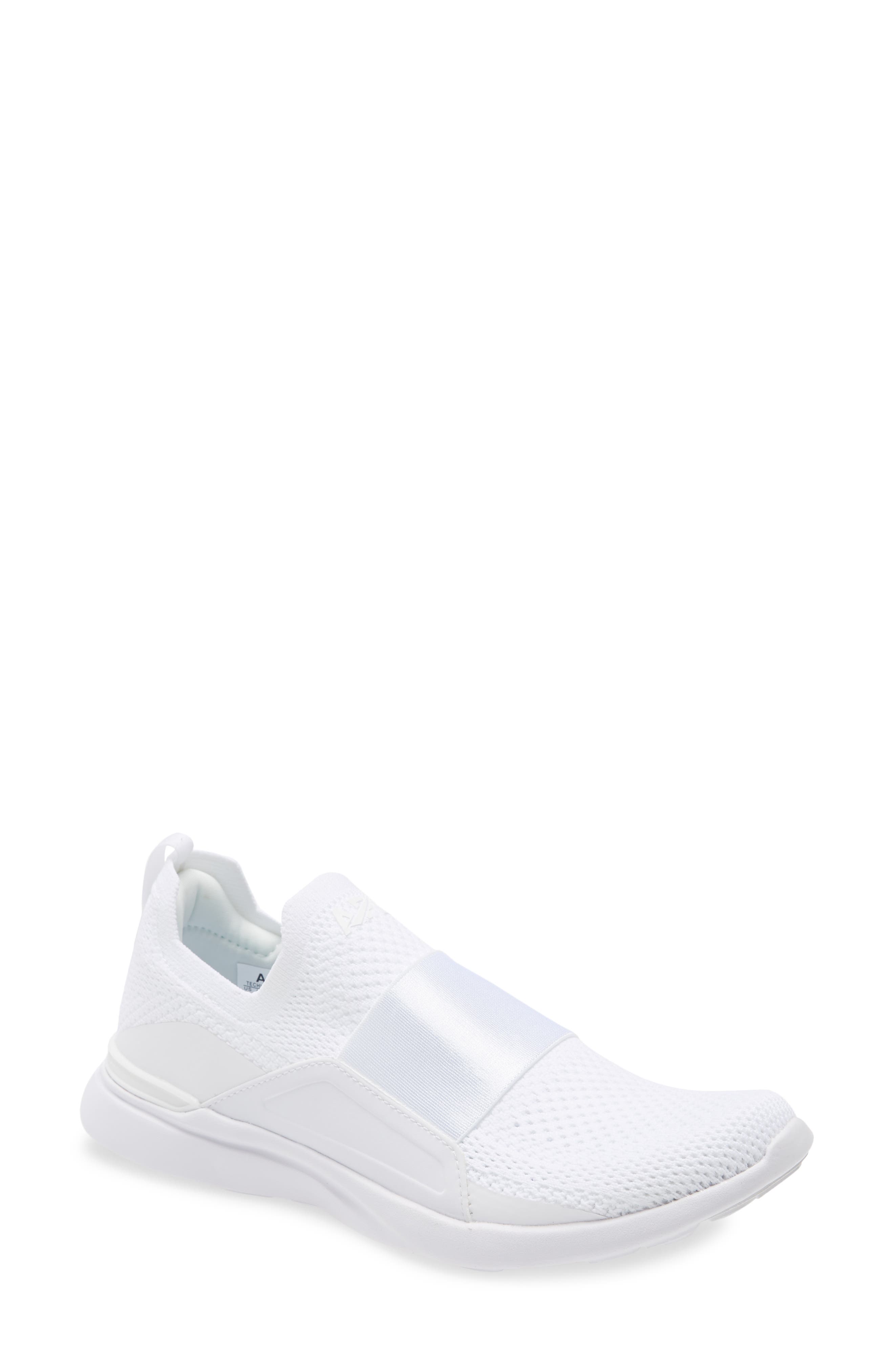 womens white slip on tennis shoes