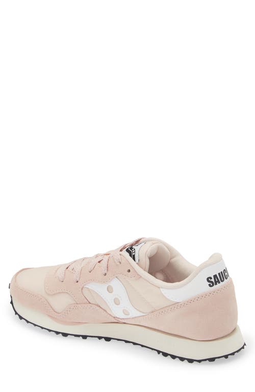 Shop Saucony Dxn Trainer In Peach/white