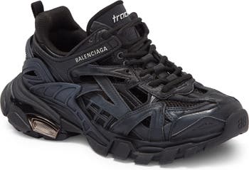 Balenciaga Women's Track Sneakers - Black Size 10