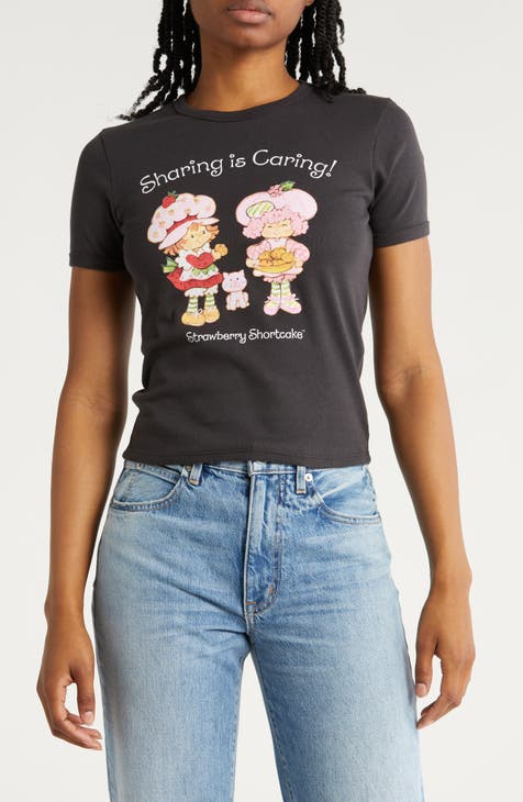 Strawberry Shortcake Graphic Crop T-Shirt