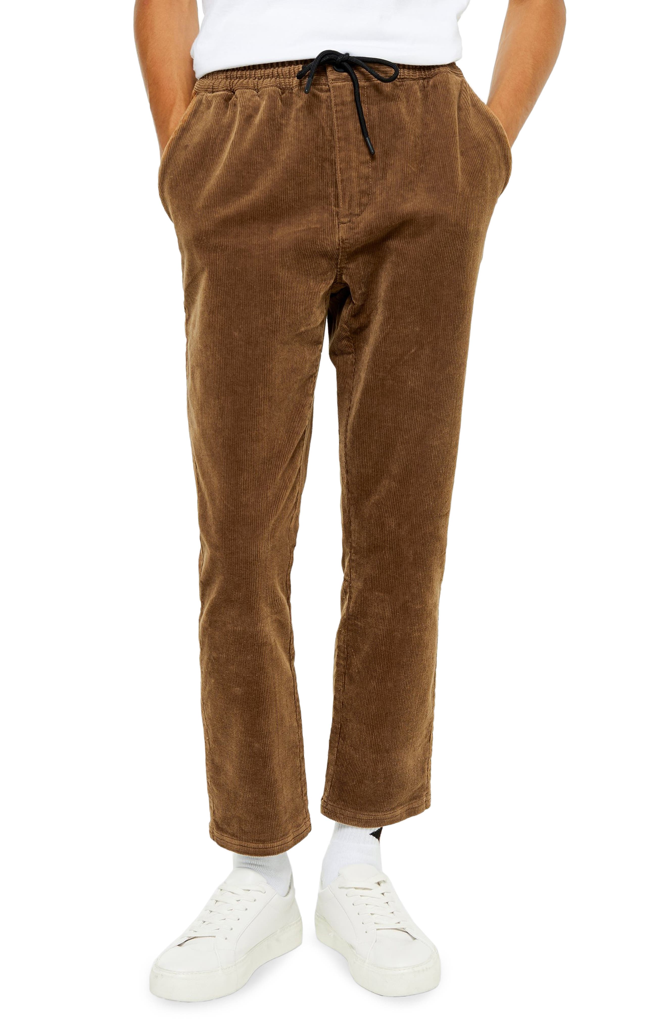 cropped corduroy pants mens