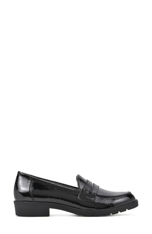 Shop Cliffs By White Mountain Galah Penny Loafer In Black/patent