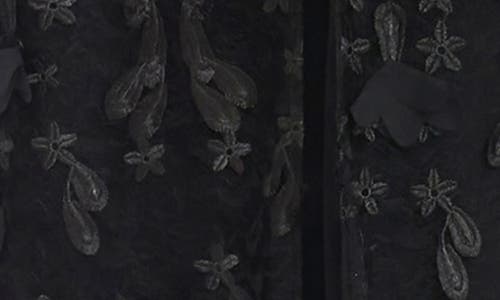 DRESS THE POPULATION DRESS THE POPULATION JOSS FLORAL APPLIQUÉ LACE JACKET