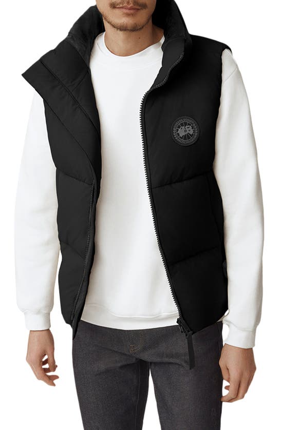 CANADA GOOSE EVERETT BLACK LABEL WATER RESISTANT 750 FILL POWER DOWN PUFFER VEST