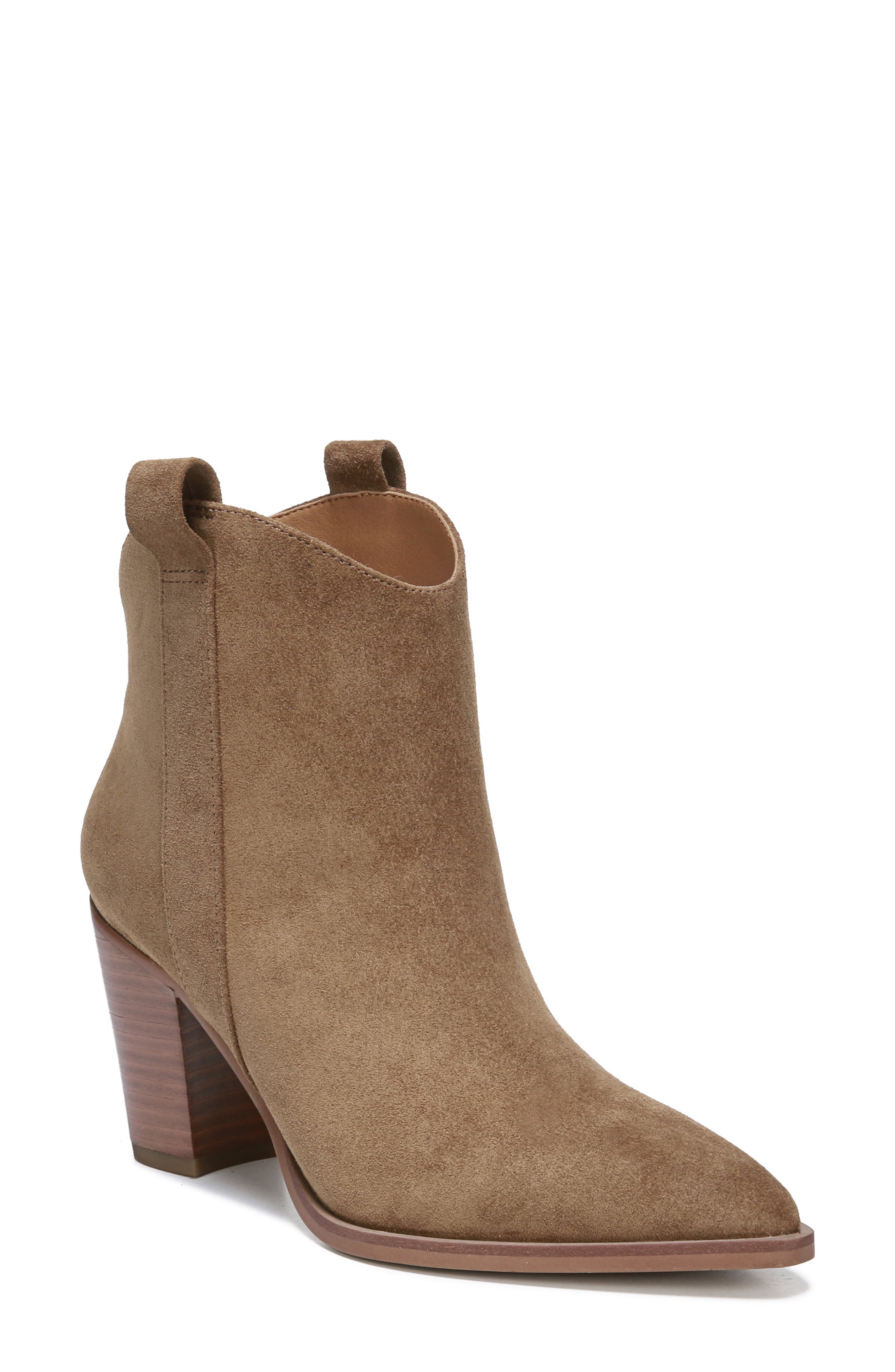 Sarto By Franco Sarto Ella Western Bootie, Brown