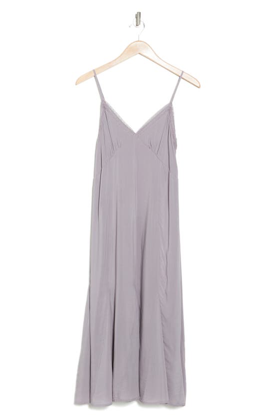 Shop Lovestitch Lace Camisole Midi Dress In Lilac