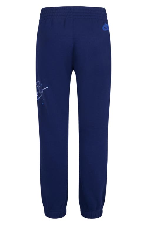 Nike Kids' Shine Logo Sweatpants In Midnight Navy