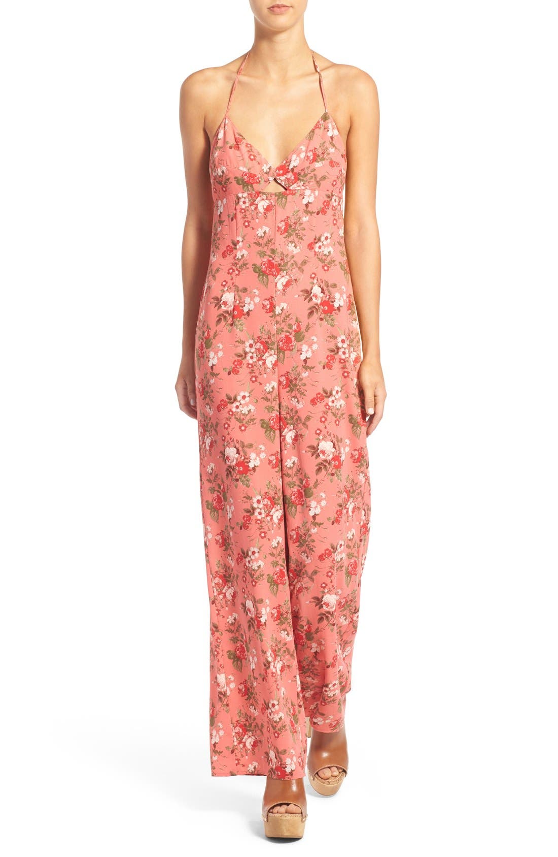 leith floral jumpsuit