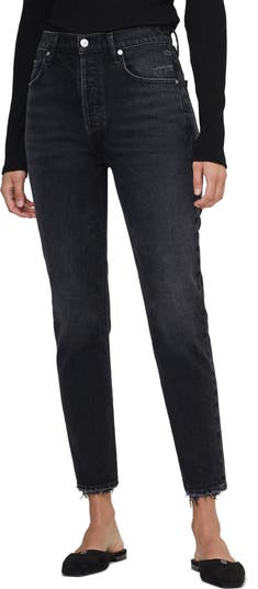 Kenneth Cole Reaction Grey Slim Straight High Rise Trouser Pants