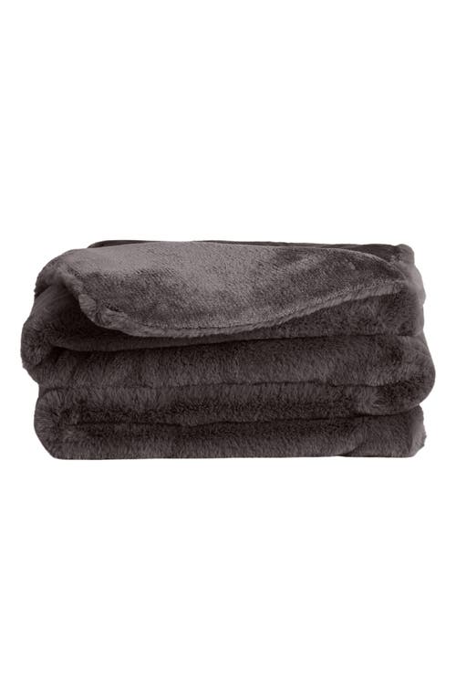 UnHide L'il Marsh Fleece Pet Blanket in Charcoal Charlie at Nordstrom