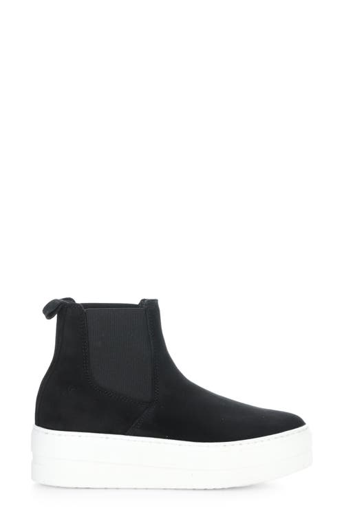 Shop Bos. & Co. Mott Platform Boot In Black Suede/roc Metal