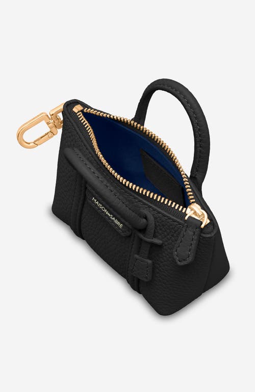 Maison De Sabre Maison De Sabré The Sabremoji Weekender Charm In Black Caviar