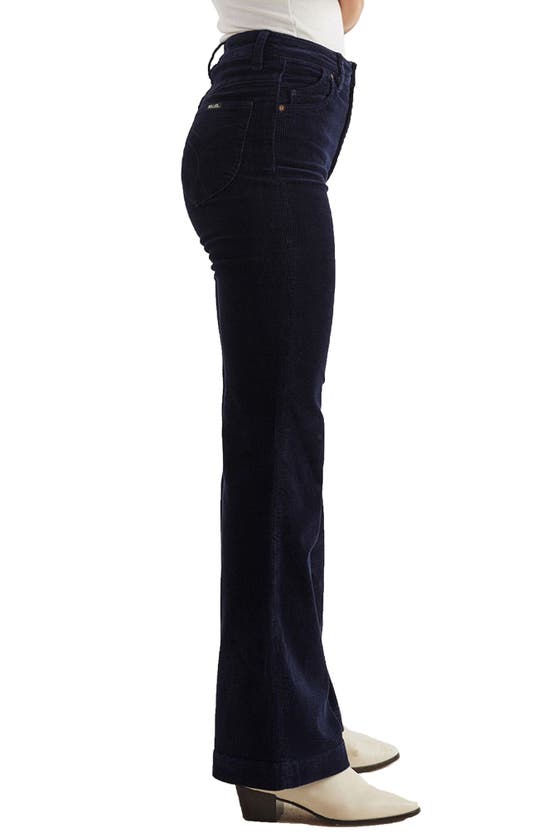 Shop Rolla's Eastcoast Flare Pants In Midnight