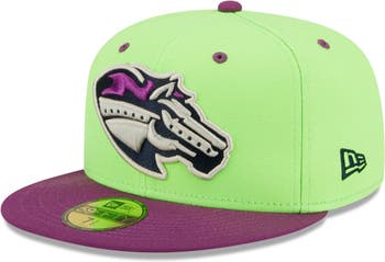 New Era Men's New Era Green/Purple Caballos de Stockton Copa De La  Diversion 59FIFTY Fitted Hat