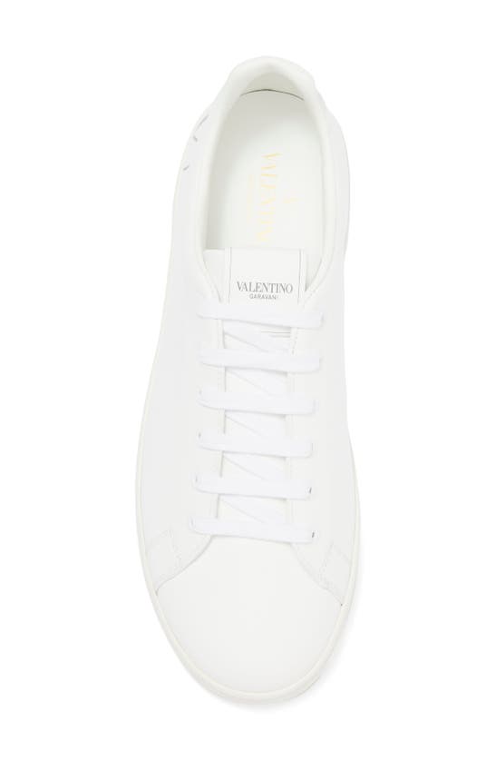 Valentino Vlogo Sneaker In Bianco