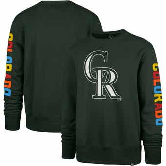 Colorado Rockies '47 Women's City Connect Retro Daze Ava Raglan 3/4-Sleeve  T-Shirt - Gray